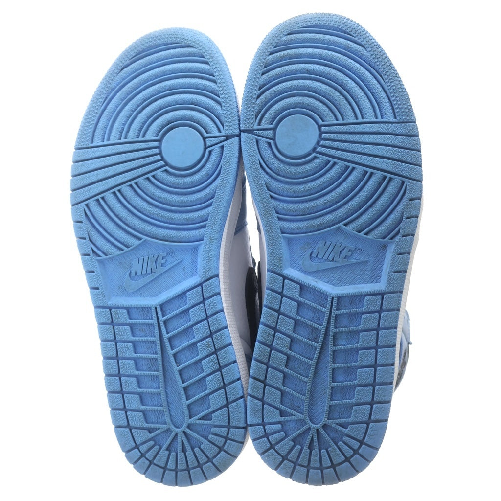 NIKE(ナイキ) AIR JORDAN 1 RETRO HIGH OG UNIVERCITY BLUE エアジョーダン1 ハイ ユニバーシティーブルー ハイカットスニーカー ブルー/ホワイト US9/27cm 555088-134