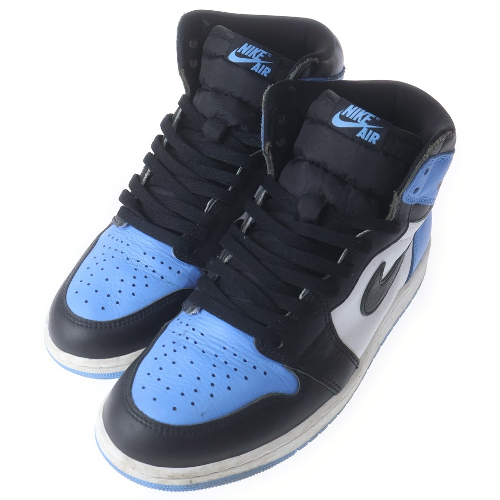 NIKE(ナイキ) Air Jordan 1 Retro High OG UNC Toe エアジョーダン1 レトロ OG UNCトゥ ハイカットスニーカー ライトブルー US10/28cm DZ5485-400