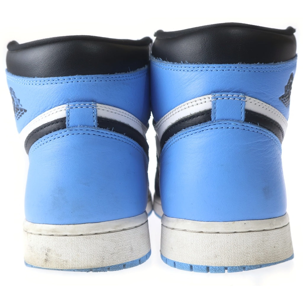 NIKE(ナイキ) Air Jordan 1 Retro High OG UNC Toe エアジョーダン1 レトロ OG UNCトゥ ハイカットスニーカー ライトブルー US10/28cm DZ5485-400