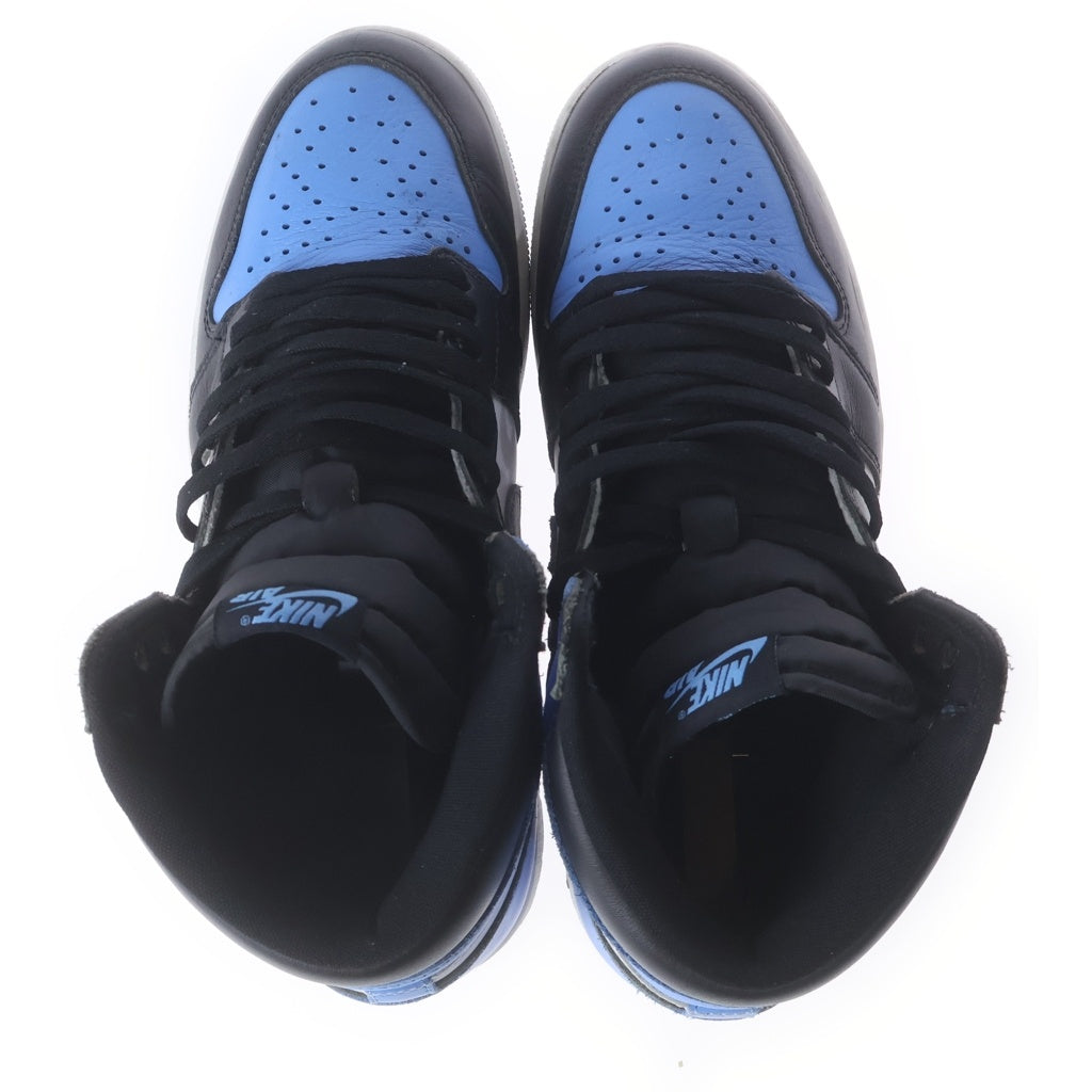 NIKE(ナイキ) Air Jordan 1 Retro High OG UNC Toe エアジョーダン1 レトロ OG UNCトゥ ハイカットスニーカー ライトブルー US10/28cm DZ5485-400
