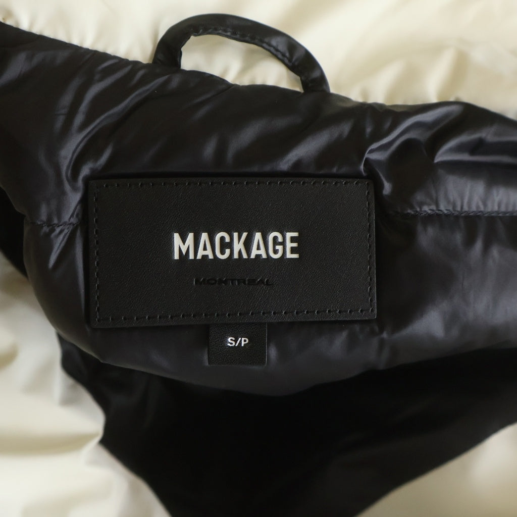 MACKAGE(マッカージュ) Amber アンバー ナイロンライトダウンジャケット ホワイト 11332247-3A レディース