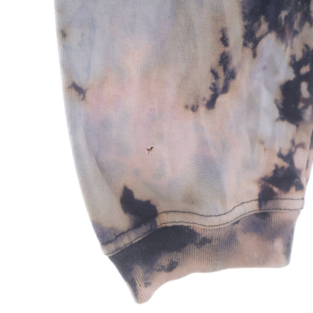 cvtvlist(カタリスト) H.N.D Long Sleeve Tee 両面プリント ブリーチ加工 クルーネック長袖Tシャツカットソー マルチカラー 2201080302