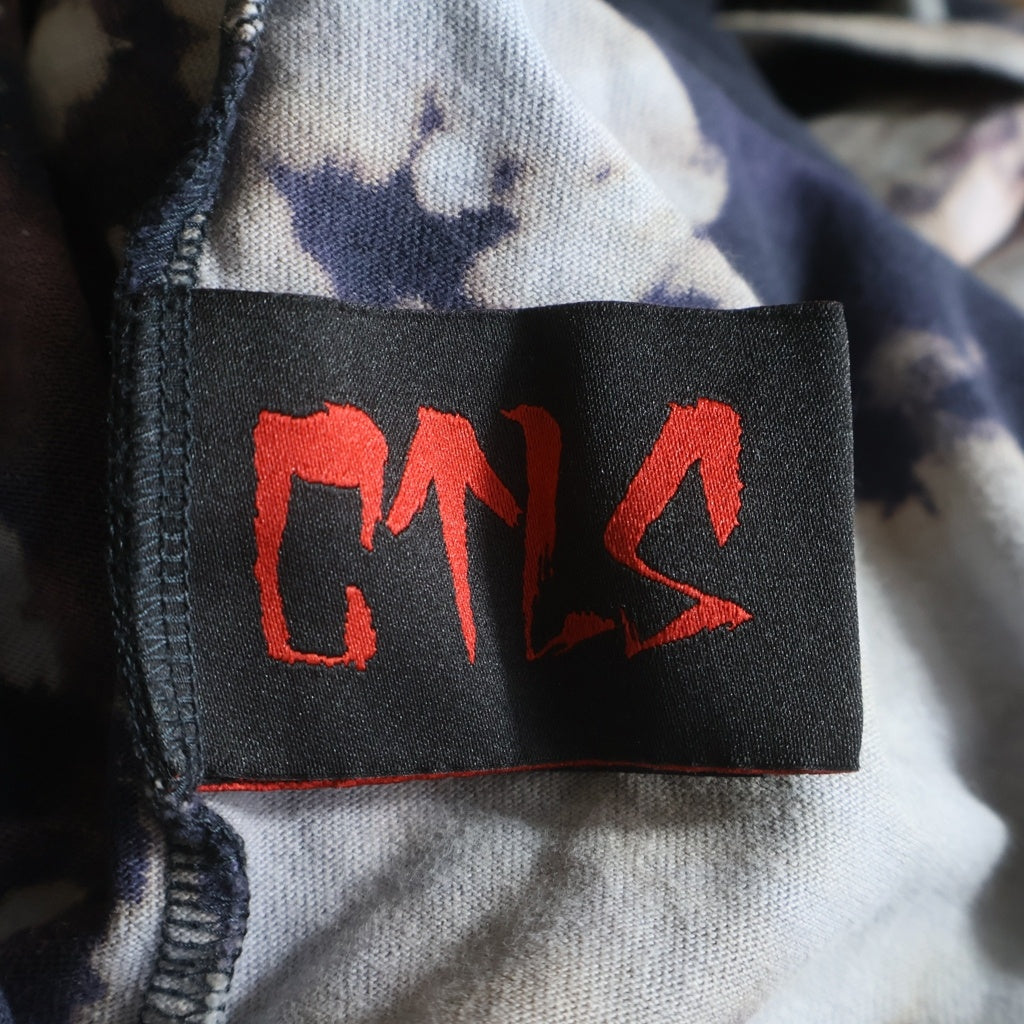 cvtvlist(カタリスト) H.N.D Long Sleeve Tee 両面プリント ブリーチ加工 クルーネック長袖Tシャツカットソー マルチカラー 2201080302