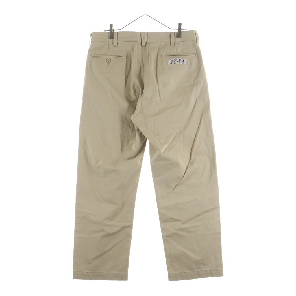 SUPREME(シュプリーム) 22AW ×Pillsbury Doughboy Chino Pants ×ピルズベリー ドゥボーイ刺繍 コットンチノパンツ ベージュ