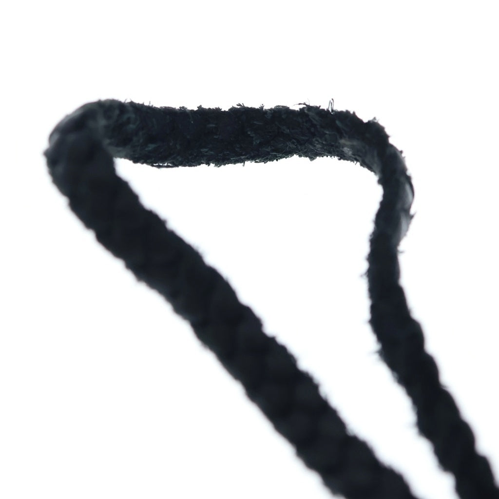 CHROME HEARTS(クロムハーツ) LEATHER BRAID LIPSTONGUE リップアンドタン レザーブレイドネックレス ブラック/シルバー