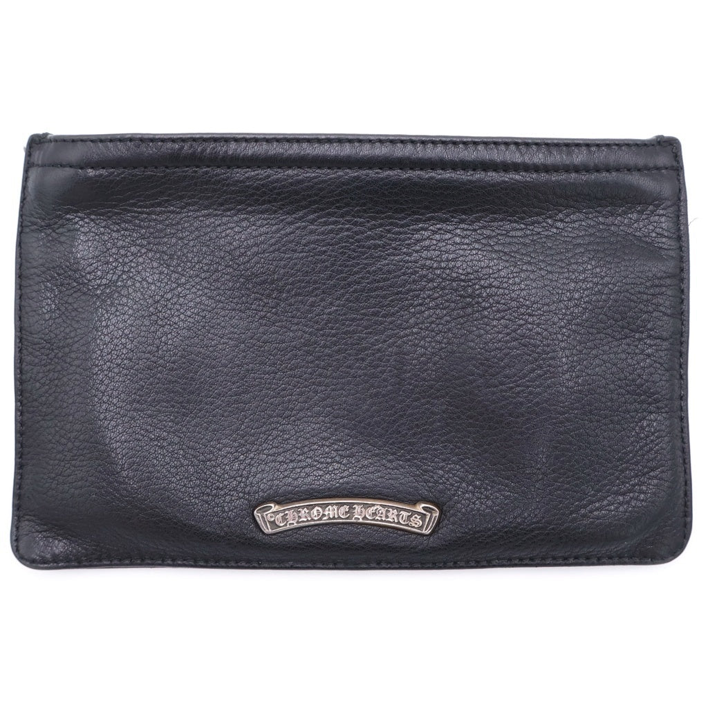 CHROME HEARTS(クロムハーツ) ZPR CHNG PURSE2 ジッパーチェンジパース レザーコインケース ブラック