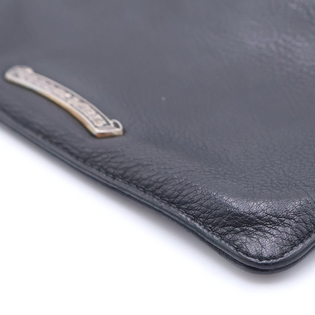 CHROME HEARTS(クロムハーツ) ZPR CHNG PURSE2 ジッパーチェンジパース レザーコインケース ブラック