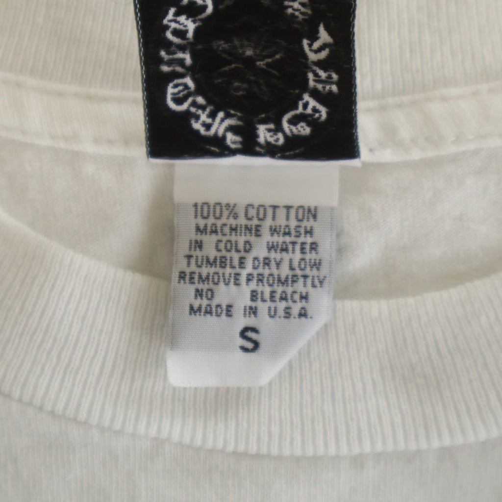 CHROME HEARTS(クロムハーツ) OLD LIPSTONGUE リップアンドタン クルーネック半袖Tシャツカットソー ホワイト