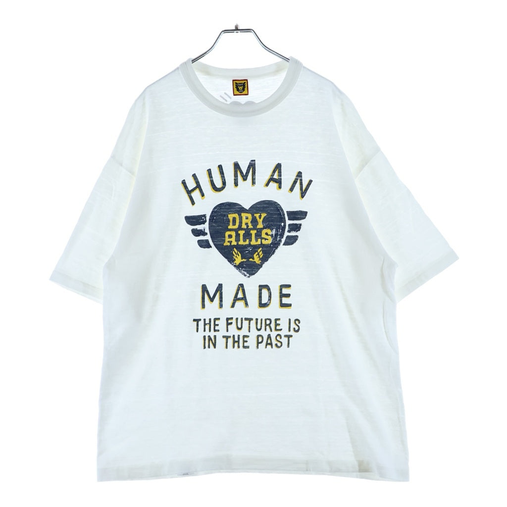 HUMAN MADE(ヒューマンメイド) GRAPHIC L/S T-SHIRT #2 グラフィックプリント クルーネック半袖Tシャツカットソー ホワイト