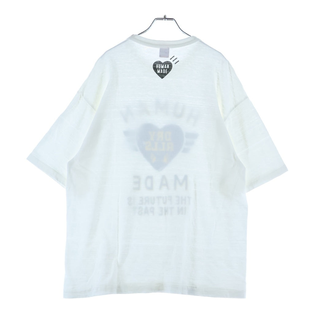 HUMAN MADE(ヒューマンメイド) GRAPHIC L/S T-SHIRT #2 グラフィックプリント クルーネック半袖Tシャツカットソー ホワイト