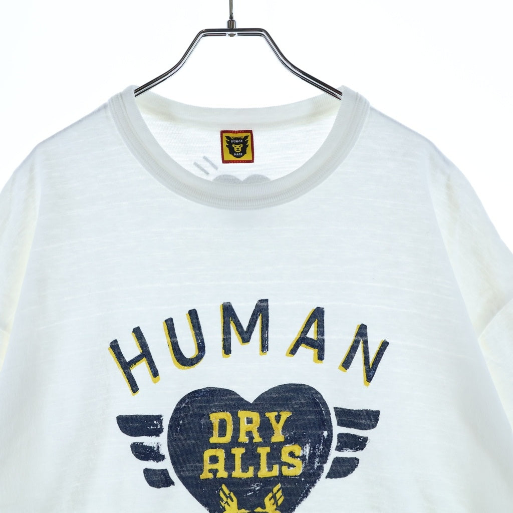 HUMAN MADE(ヒューマンメイド) GRAPHIC L/S T-SHIRT #2 グラフィックプリント クルーネック半袖Tシャツカットソー ホワイト