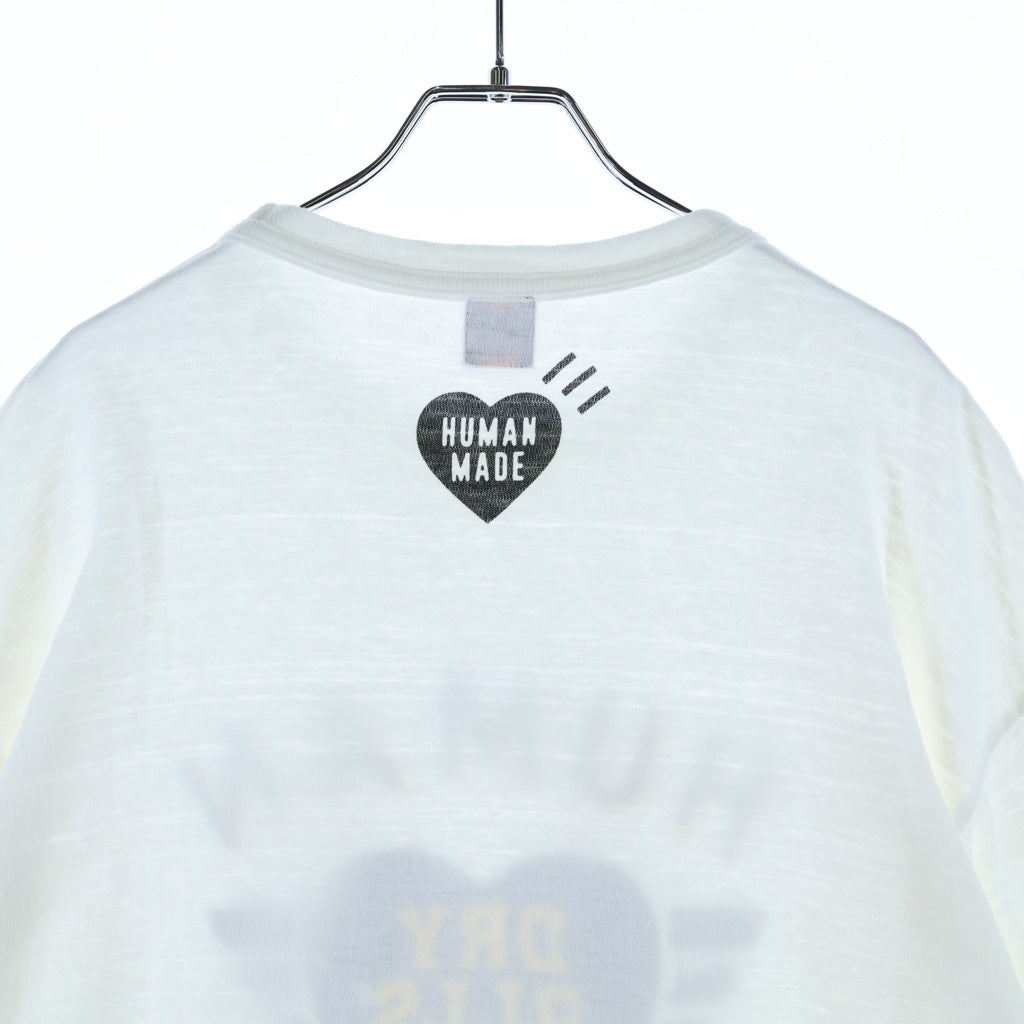HUMAN MADE(ヒューマンメイド) GRAPHIC L/S T-SHIRT #2 グラフィックプリント クルーネック半袖Tシャツカットソー ホワイト