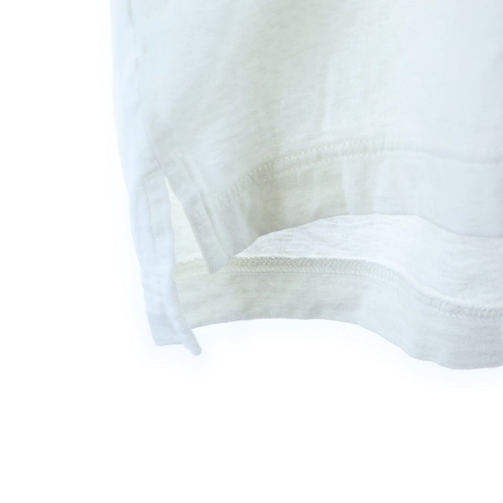 MAISON MIHARAYASUHIRO(メゾンミハラヤスヒロ) SMILY FACE PRINTED TEE スマイルフェイスプリント クルーネック半袖Tシャツカットソー ホワイト J14TS782