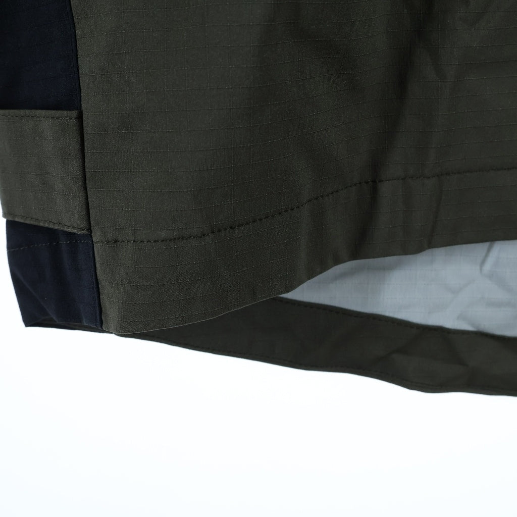 F.C.R.B./F.C.Real Bristol/FCRB(エフシーアールビー/エフシーレアルブリストル) SOPH フロントロゴプリント ジップアップ ナイロンシェルジャケット ブラウン/ブラック FCRB-0002
