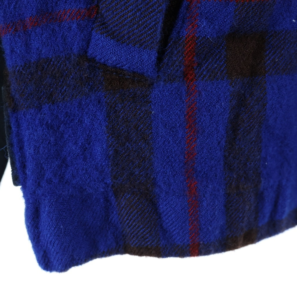 COMME des GARCONS SHIRT(コムデギャルソンシャツ) 15AW×Supreme Work Jacket チェック柄 ジップアップ ワークジャケット ブルー