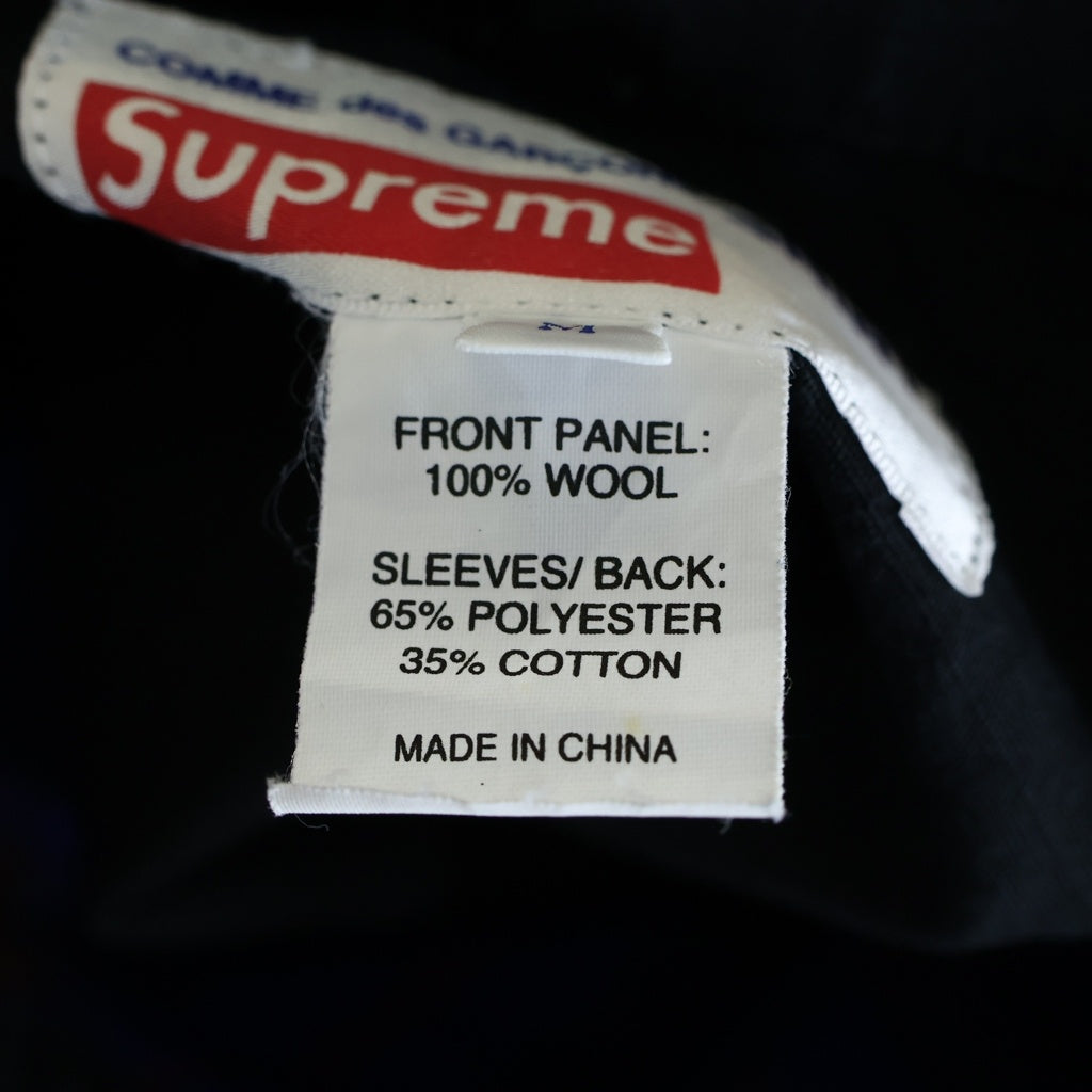 COMME des GARCONS SHIRT(コムデギャルソンシャツ) 15AW×Supreme Work Jacket チェック柄 ジップアップ ワークジャケット ブルー