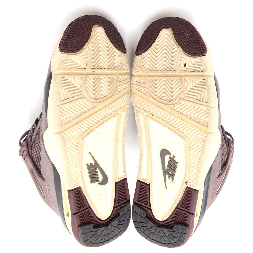 NIKE(ナイキ) ×A Ma Maniere Air Jordan 4 Violet Ore アママニエール エアジョーダン4 バイオレット オレ ハイカットスニーカー ブラウン US7/25cm DV6773-220