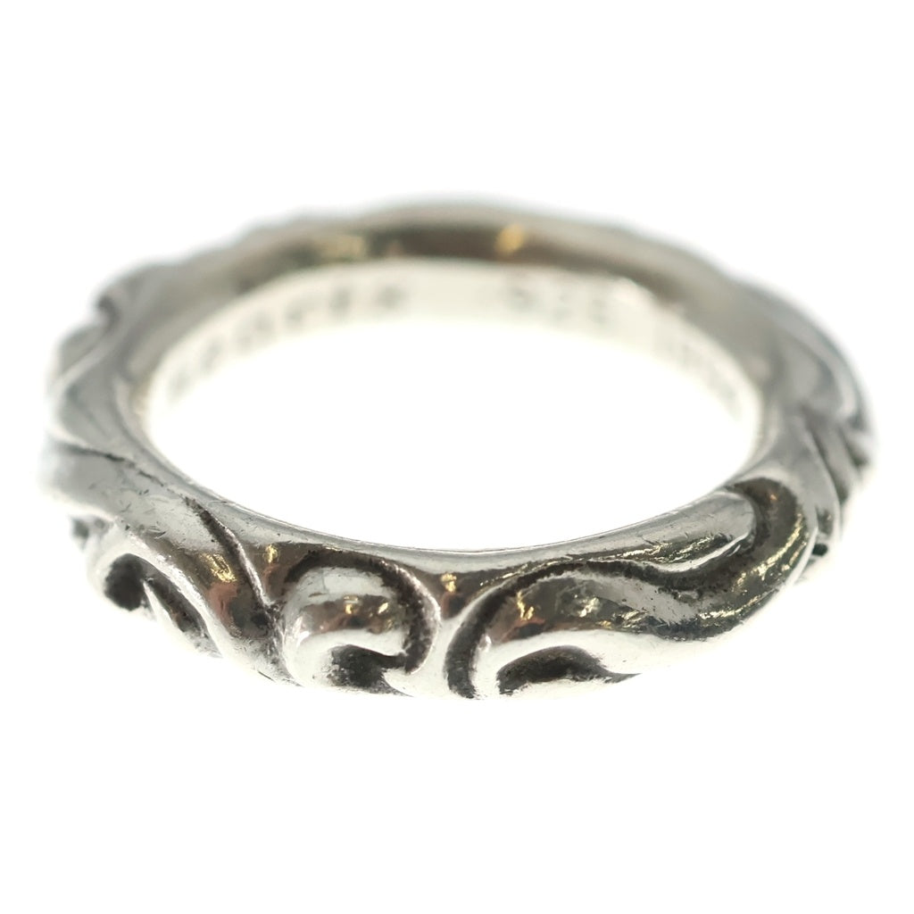 CHROME HEARTS(クロムハーツ) SCRL BAND スクロールバンド リング シルバー BCA351