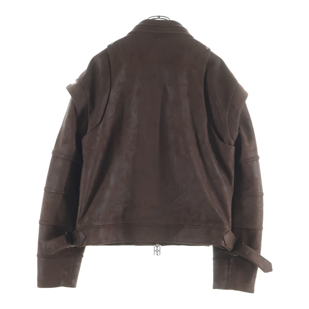 BIRTH OF ROYAL CHILD(バースオブロイヤルチャイルド) Suede Armor Jacket スエード アーマージャケット ブラウン