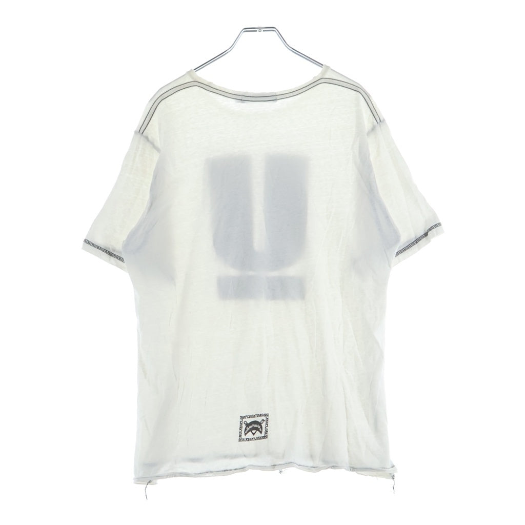 UNDERCOVER 03SS SCAB期 ノースリーブカットソー メンズ UNDERCOVER(アンダーカバー) 03SS SCAB期 フロントロゴプリント クルー
