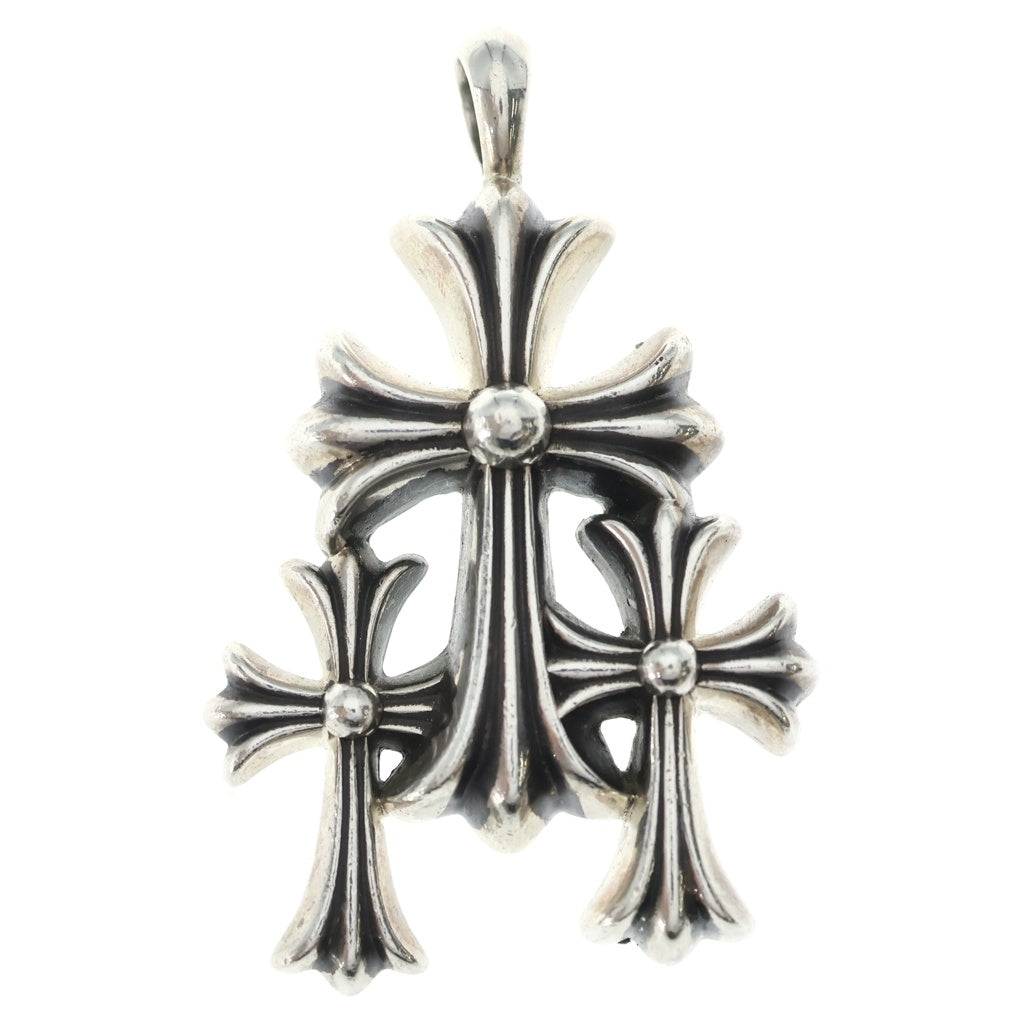 CHROME HEARTS(クロムハーツ) 3 CH CRS SML トリプルCHクロススモール ペンダントトップ シルバー