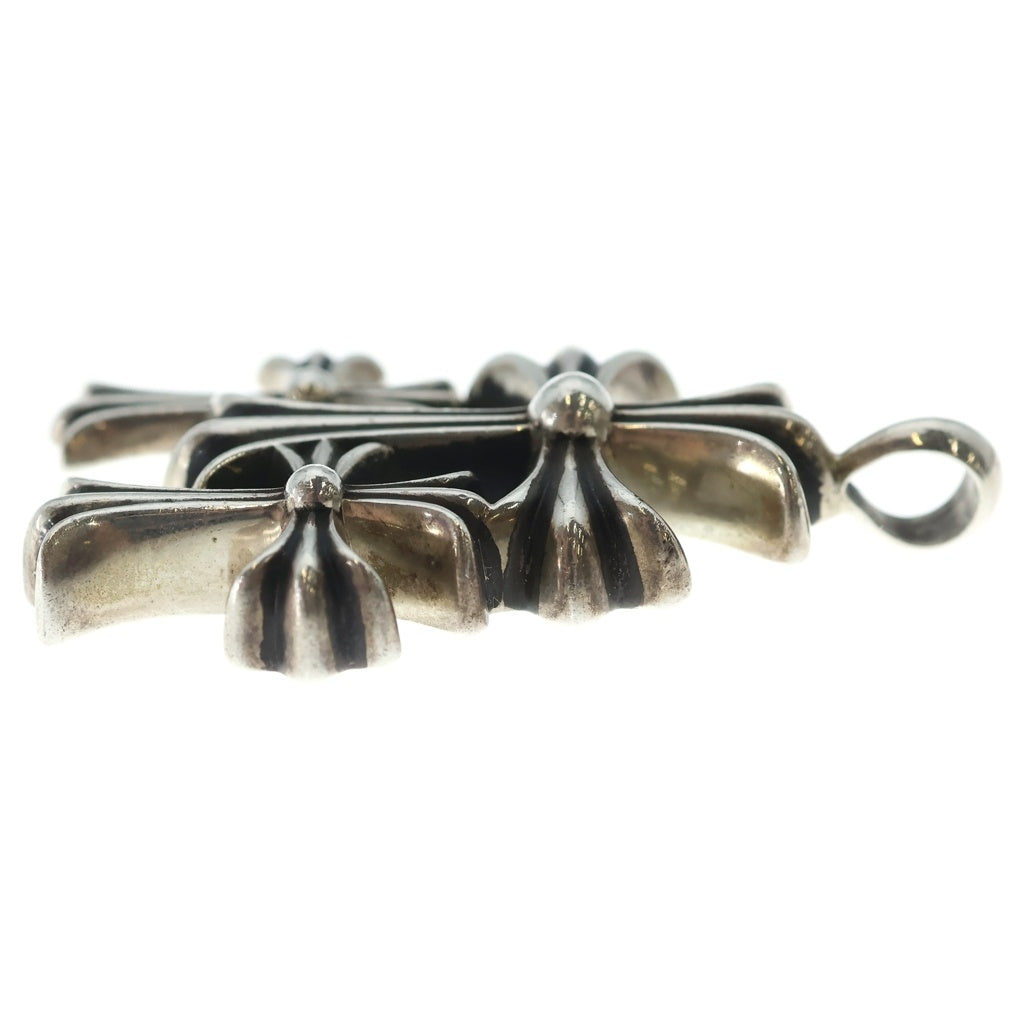 CHROME HEARTS(クロムハーツ) 3 CH CRS SML トリプルCHクロススモール ペンダントトップ シルバー
