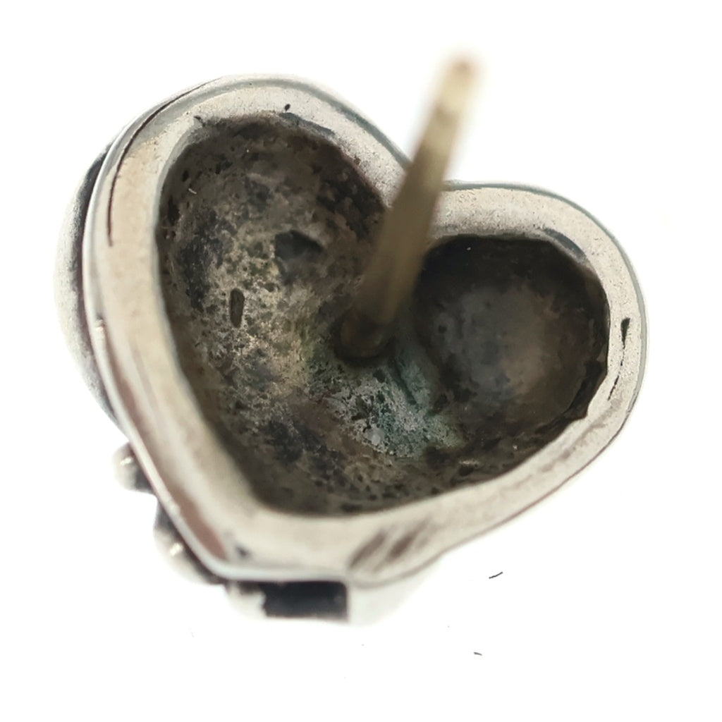 CHROME HEARTS(クロムハーツ) STUD HEART ハート スタッドピアス シルバー BCA112