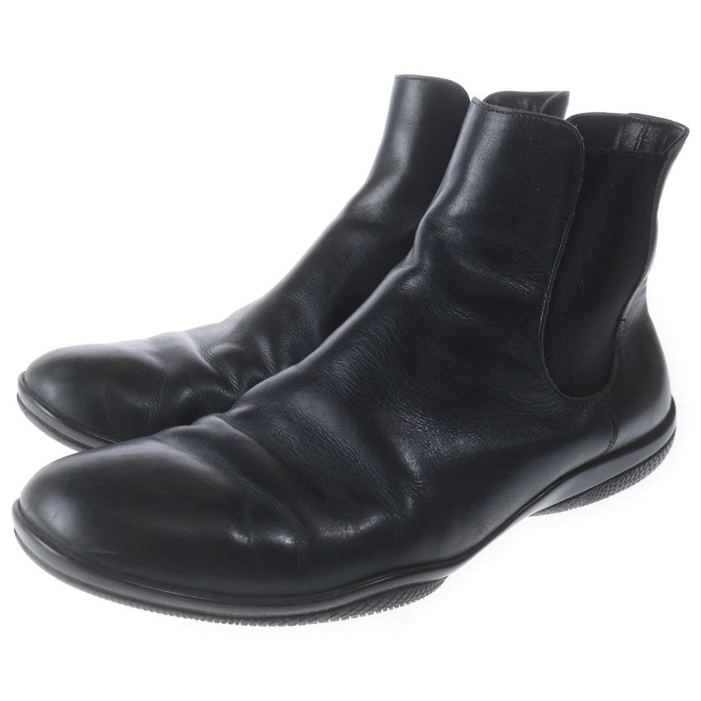PRADA SPORT(プラダ スポーツ) レザー サイドゴアブーツ ブラック 4T1220