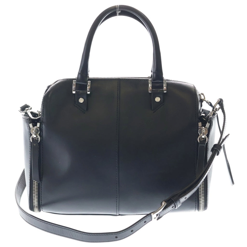 【美品】DIESEL ディーゼル ボストンバッグ ブラック ハンドバッグ DIESEL(ディーゼル) スタッズデザイン 2wayハンドショルダーボストン