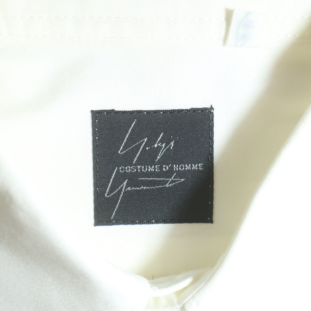 Yohji Yamamoto COSTUME D'HOMME(ヨウジヤマモト コスチュームドオム) 15AW SUIT BROAD CDH STANDARD SHIRT スーツブロード コスチュームドオム 長袖シャツ ホワイト HY-B83-050