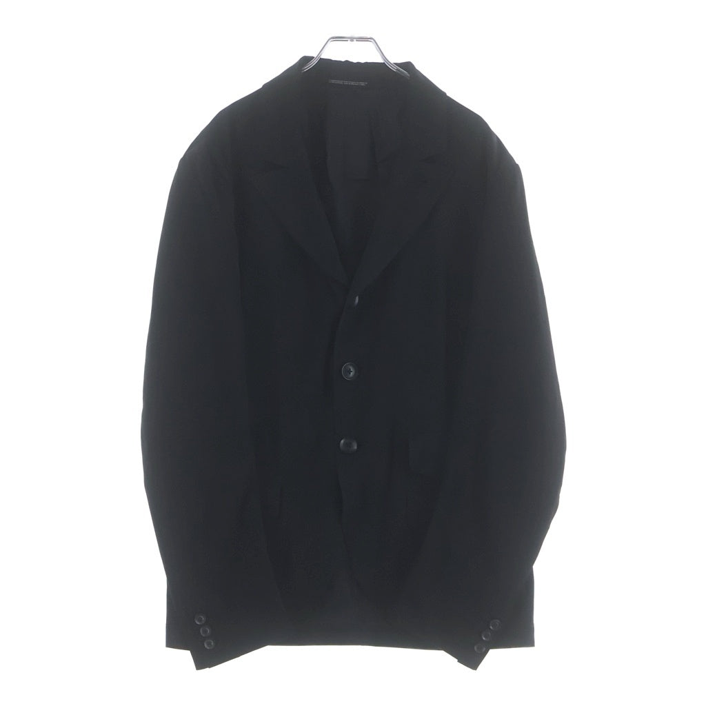 Yohji Yamamoto POUR HOMME(ヨウジヤマモト プールオム) 19SS 3B クレープテーラードジャケット ブラック HH-J41-500