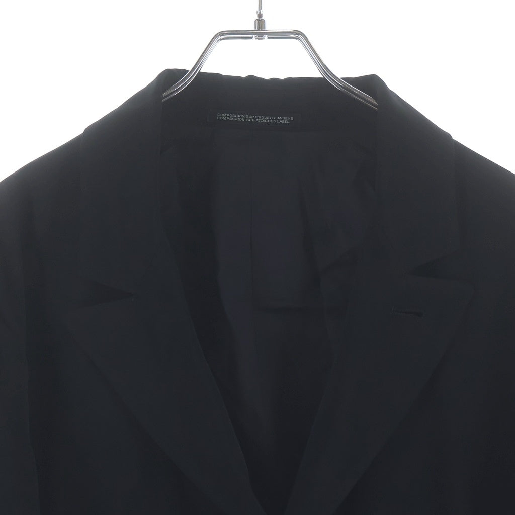 Yohji Yamamoto POUR HOMME(ヨウジヤマモト プールオム) 19SS 3B クレープテーラードジャケット ブラック HH-J41-500