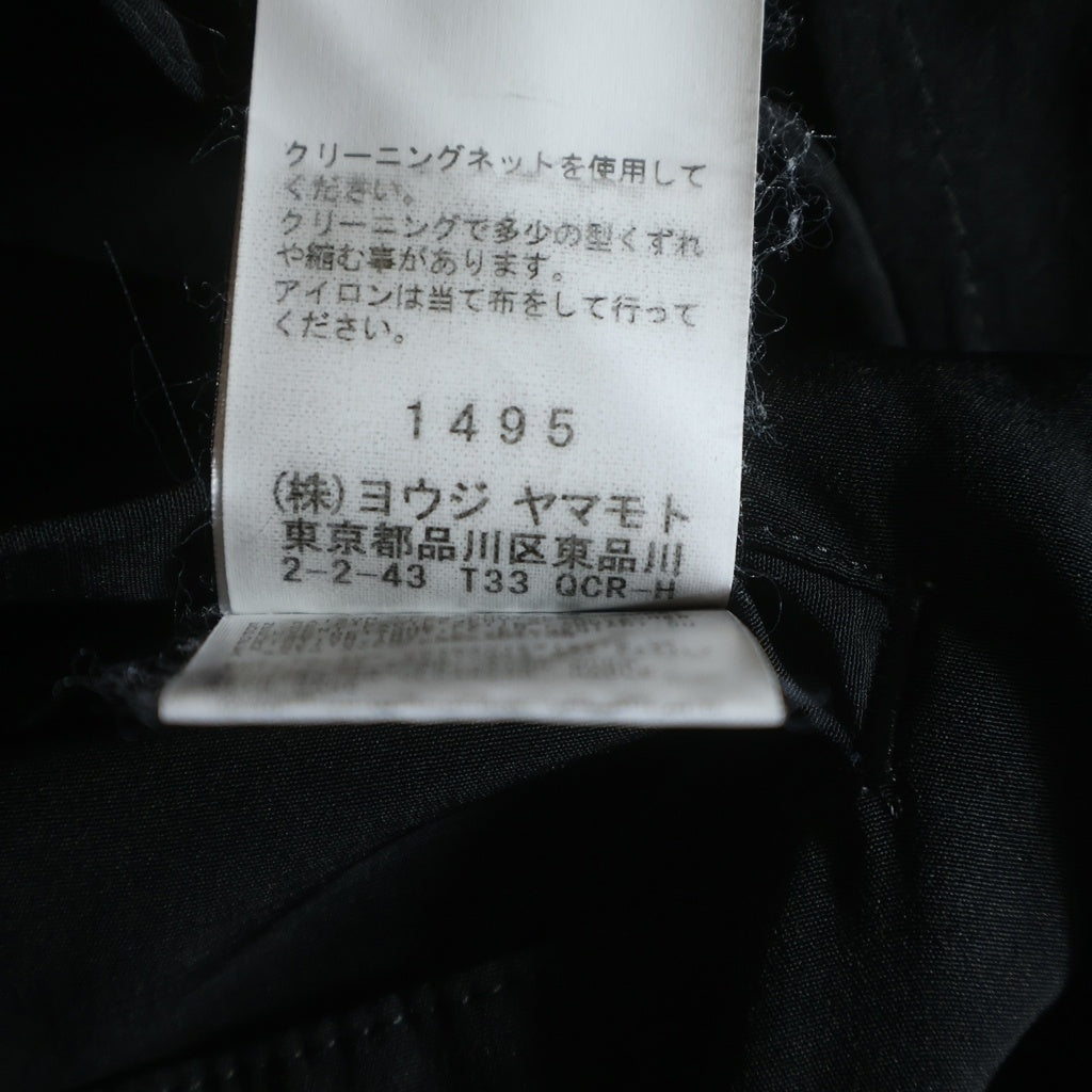 Yohji Yamamoto POUR HOMME(ヨウジヤマモト プールオム) 19SS 3B クレープテーラードジャケット ブラック HH-J41-500