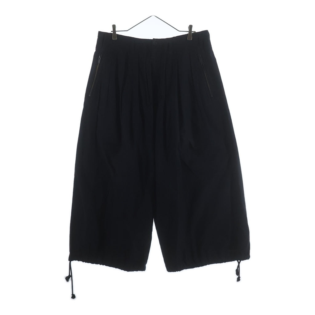 BLACK Scandal Yohji Yamamoto(ブラックスキャンダルヨウジヤマモト) 20AW Basic Balloon Pants ドローストリング付きベーシックバルーンパンツ ブラック HR-P09-005