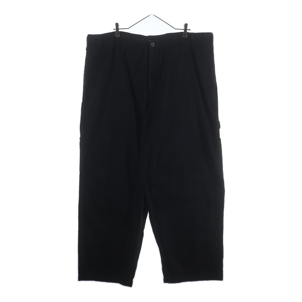 BLACK Scandal Yohji Yamamoto(ブラックスキャンダルヨウジヤマモト) BLACK DENIM PAINTER PANTS ブラックデニムペインターパンツ ブラック HE-P95-045