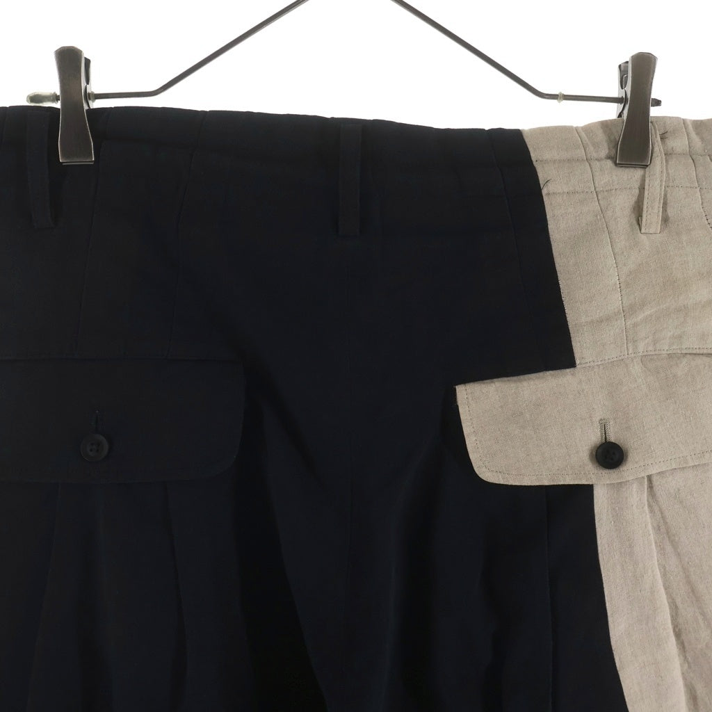 Yohji Yamamoto POUR HOMME(ヨウジヤマモト プールオム) 22SS 切り替え Yohji Yamamoto POUR HOMME(ヨウジヤマモト プールオム) 22SS 切り替え