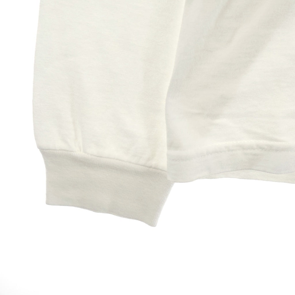 CHROME HEARTS(クロムハーツ) OLD バックスクロールラベル クルーネック長袖Tシャツカットソー ホワイト