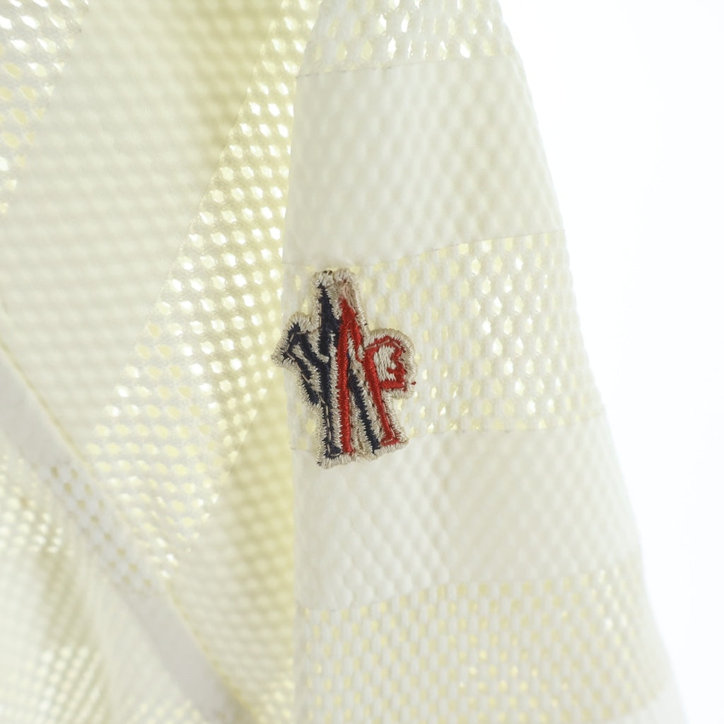 MONCLER(モンクレール) CAMLEZ JACKET メッシュボーダーフーディージップアップジャケット レディース ホワイト 510984607355 53572