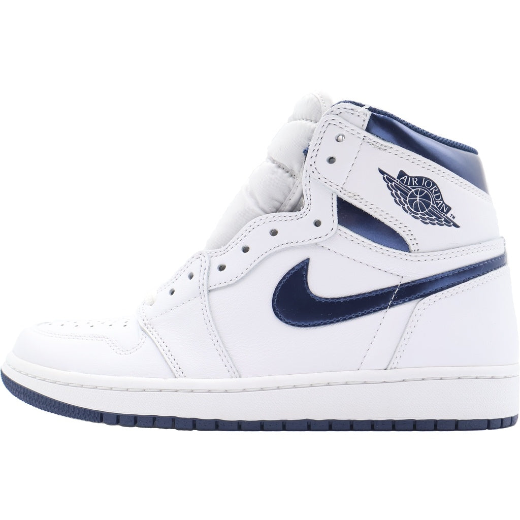 NIKE(ナイキ) Air Jordan 1 Retro High Metallic Navy 2016 エアジョーダン1 レトロ ハイ メタリック ネイビー ハイカットスニーカー US8.5/26.5cm 555088-106
