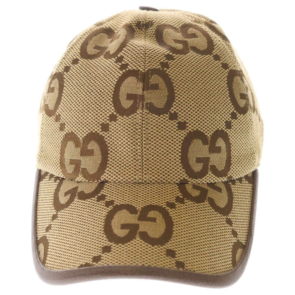 GUCCI(グッチ) ジャンボGG柄 キャンバス ベースボールキャップ 帽子 ベージュ 681264 601491 レディース
