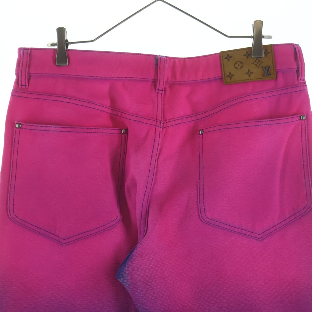 LOUIS VUITTON(ルイヴィトン) 22SS Amen Break Gradient Denim Pants アーメンブレイク グラデーションデニムパンツ ブルー/ピンク RM221 G59 HMD80W