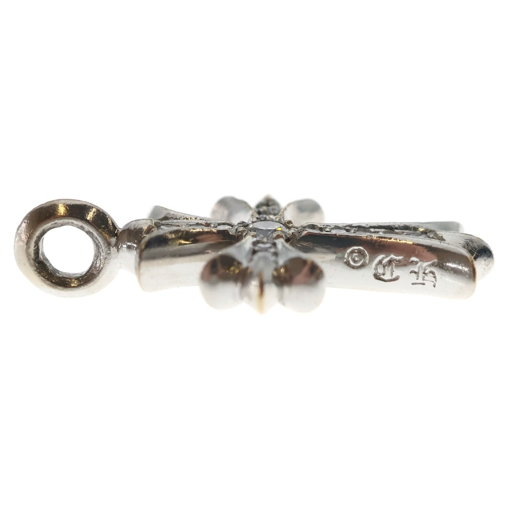 CHROME HEARTS(クロムハーツ) 18KWG TNY CRSF P/DIA タイニーファットクロス PAVEダイヤ ペンダントトップ ホワイトゴールド BCA008