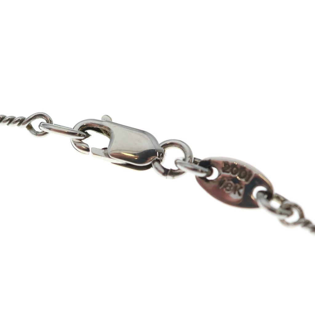 CHROME HEARTS(クロムハーツ) 18KWG NECKCHAIN T20 ツイストチェーンネックレス 20inch ホワイトゴールド BCA003