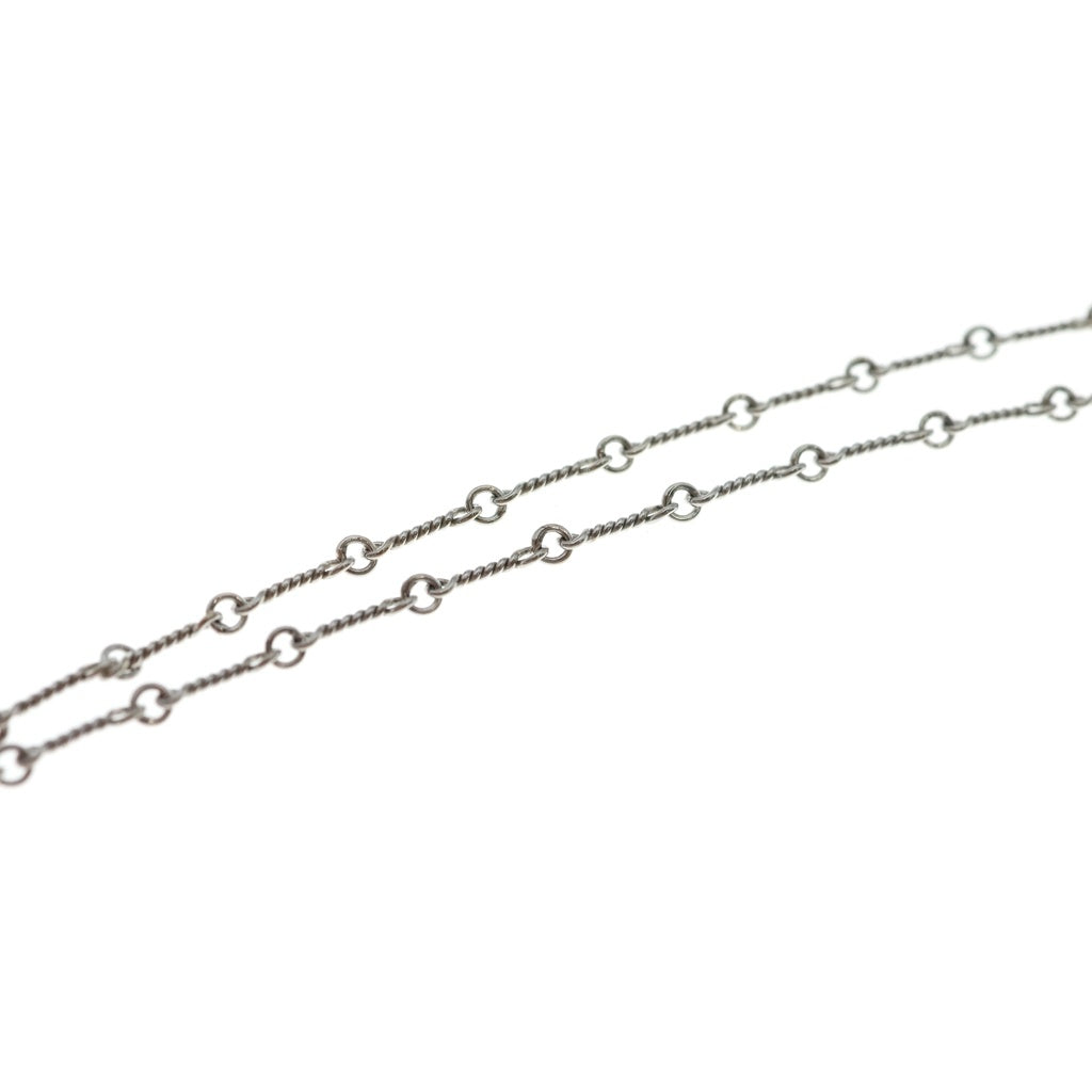 CHROME HEARTS(クロムハーツ) 18KWG NECKCHAIN T20 ツイストチェーンネックレス 20inch ホワイトゴールド BCA003