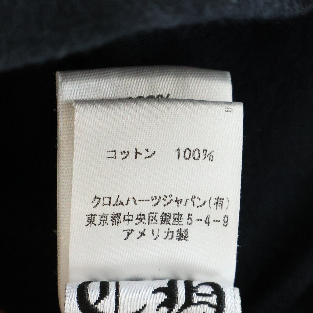 CHROME HEARTS(クロムハーツ) CH PLS CHプラスプリント クルーネック半袖Tシャツカットソー ブラック