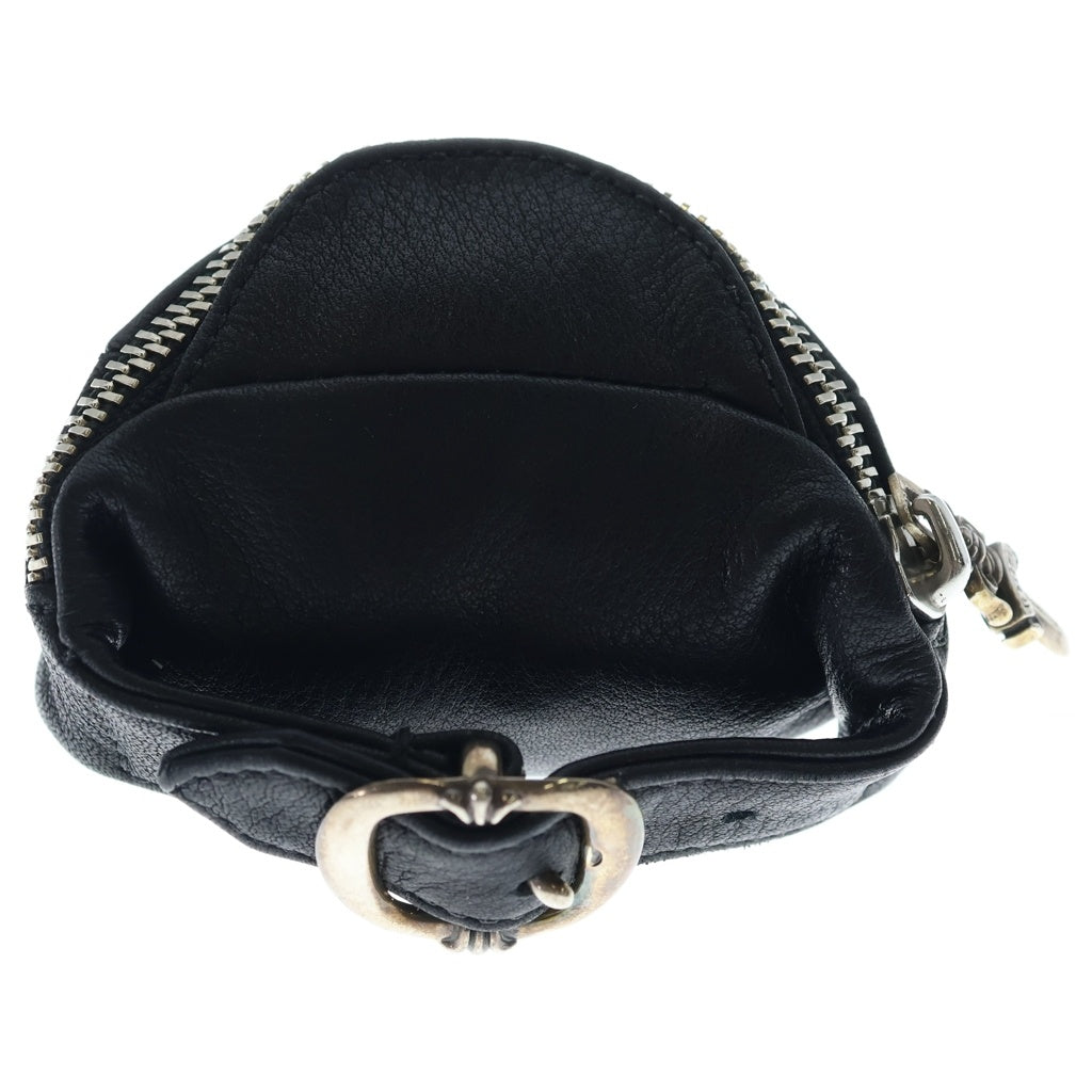CHROME HEARTS(クロムハーツ) WRISTHER SNAT PACK スナットパックウォレット レザーブレスレット ブラック