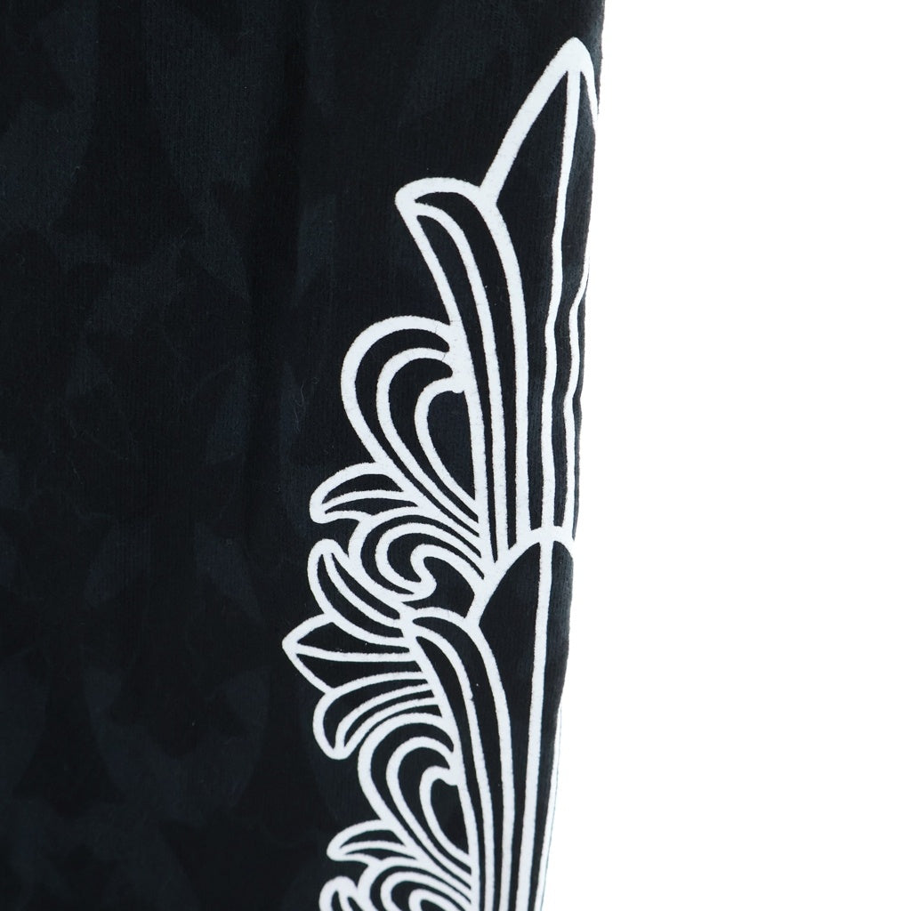 CHROME HEARTS(クロムハーツ) CEMETER SWEATPANTS 総柄 セメタリープリント スウェットパンツ ブラック