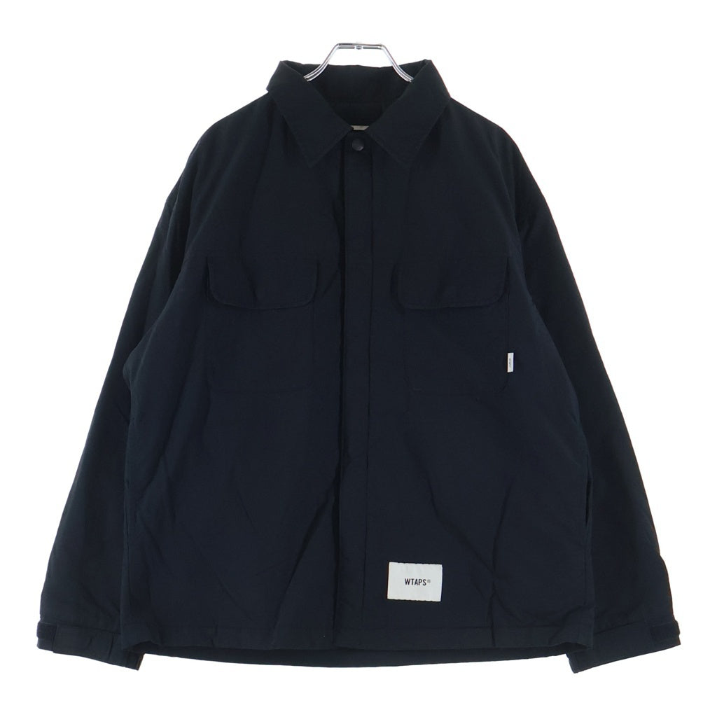 WTAPS(ダブルタップス) WCPO 01 Jacket NYLON Weather ナイロンシャツジャケット ブラック 242WVDT-JKM02