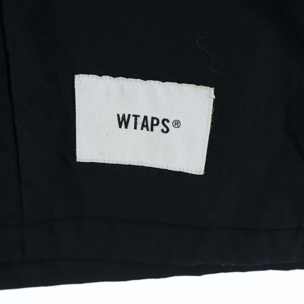 WTAPS(ダブルタップス) WCPO 01 Jacket NYLON Weather ナイロンシャツジャケット ブラック 242WVDT-JKM02