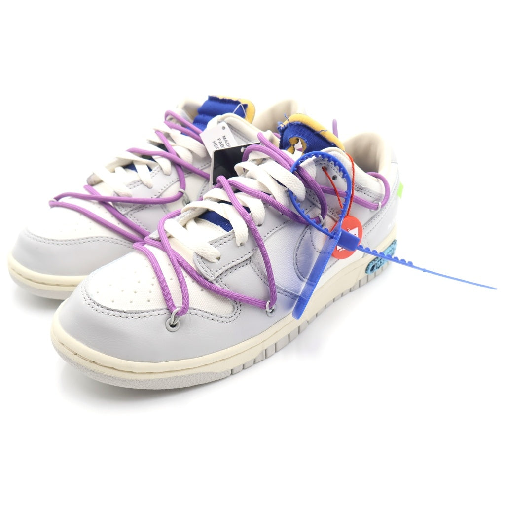 NIKE(ナイキ) ×Off-White Dunk Low1 of 50 Lot.48 オフホワイト ダンク ローカットスニーカー グレー US9/27cm DM1602-107